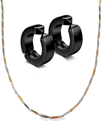 Ruhi Collection Stainless Steel Gold, Silver Jewellery Set(Pack of 1)