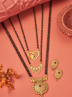 ANOUK Brass Gold-plated Multicolor Jewellery Set(Pack of 1)