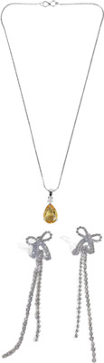 Opus Gems Stone Gold, Silver Jewellery Set(Pack of 1)