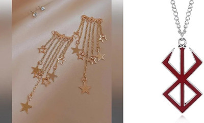 Gauri Fashions Alloy Multicolor Jewellery Set(Pack of 2)