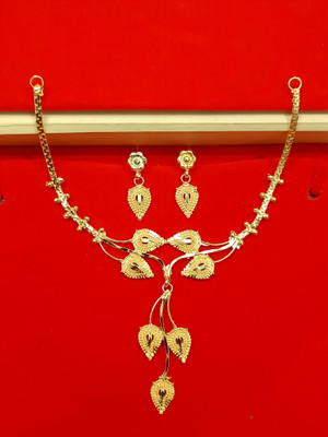 PSM Copper Gold-plated Gold Jewellery Set(Pack of 3)