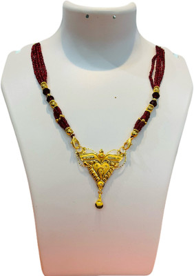 Soumi store Copper Gold-plated Gold Jewellery Set(Pack of 1)