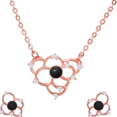 mahi Alloy Rose Gold Jewellery Set(Pack of 1)