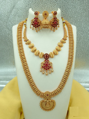 Shilpa Creation Alloy Gold-plated Gold Jewellery Set(Pack of 1)