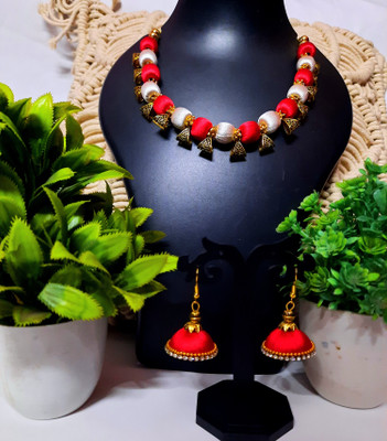 ssj Dori Red Jewellery Set(Pack of 1)