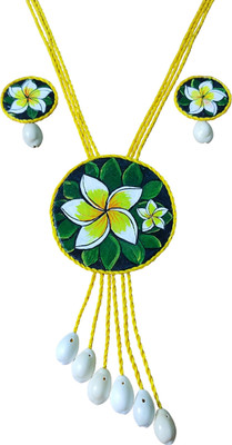 DebapriyaPC Shell, Fabric Multicolor Jewellery Set(Pack of 3)