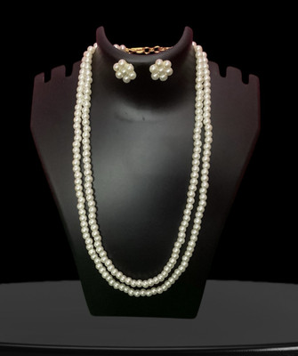 Pynk Fashion Shell White Jewellery Set(Pack of 1)