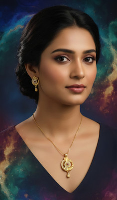 JH IMITATION Alloy Gold-plated Gold Jewellery Set(Pack of 1)