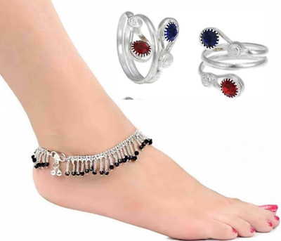 Qrown Alloy Multicolor Jewellery Set(Pack of 1)