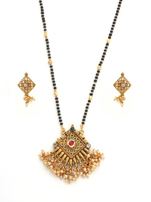 SPARSH JEWELRY Alloy Gold-plated Gold Jewellery Set(Pack of 1)