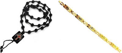 KINGSTYLEIMPEX Dori, Alloy Black, Gold Jewellery Set(Pack of 1)