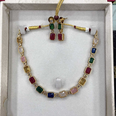 Shilpa Creation Brass Multicolor Jewellery Set(Pack of 1)