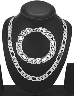 RIYAASHI Brass, Metal, Alloy Sterling Silver Silver Jewellery Set(Pack of 1)