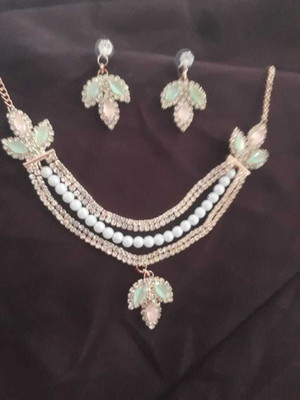 Jenil Fashoin Hub Oxidised Silver Sterling Silver White, Silver Jewellery Set(Pack of 1)