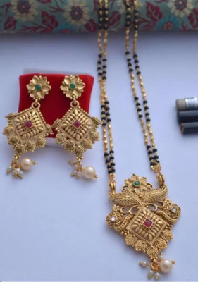 verent Alloy Gold-plated Gold Jewellery Set(Pack of 2)