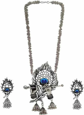 COSMO DUST JEWELLERY WITH DEVICE Oxidised Silver, Zinc, Alloy Silver Jewellery Set(Pack of 1)