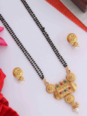 Springal Alloy Gold-plated Multicolor Jewellery Set(Pack of 1)