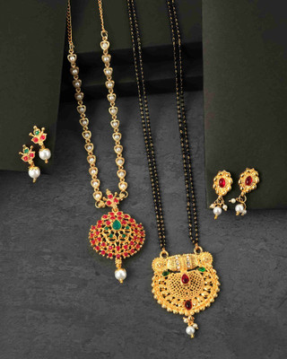 DIKSHA COLLECTION Alloy Multicolor Jewellery Set(Pack of 1)