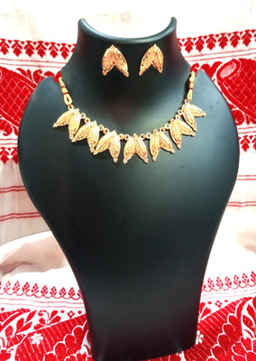 shree balaji gold Copper, Dori, Alloy Gold-plated Gold Jewellery Set(Pack of 1)