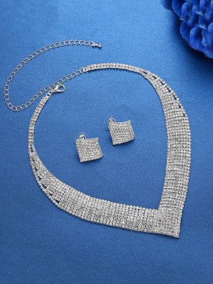 Kairangi Alloy Silver Silver Jewellery Set(Pack of 1)