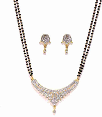 REVERSEA Alloy Gold-plated White Jewellery Set(Pack of 1)