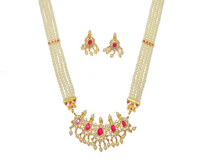 Shrungarika Alloy White, Multicolor Jewellery Set(Pack of 2)