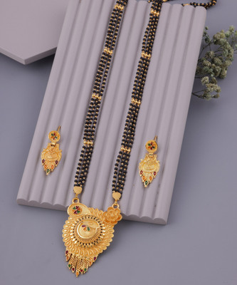 house of common Alloy Gold-plated Gold Jewellery Set(Pack of 1)
