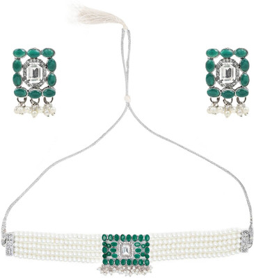 Gauri FashionHub Alloy Gold Jewellery Set(Pack of 1)