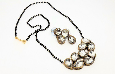 JN Handicraft Brass Gold Jewellery Set(Pack of 1)