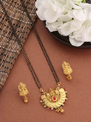 DTI Fashion Alloy Gold-plated Gold Jewellery Set(Pack of 1)