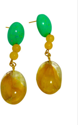 SMARVA Resin Yellow Jewellery Set(Pack of 1)