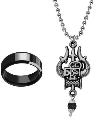 KINGSTYLEIMPEX Stainless Steel Sterling Silver Silver Jewellery Set(Pack of 3)
