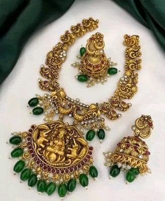 REDMOD Alloy Gold-plated Gold Jewellery Set(Pack of 3)