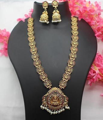 Chigold Alloy Gold-plated Gold Jewellery Set(Pack of 1)