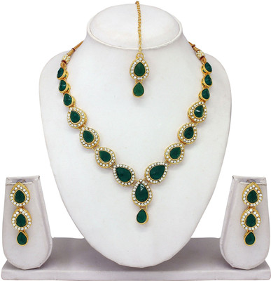 Atasi International Alloy Green, White Jewellery Set(Pack of 1)