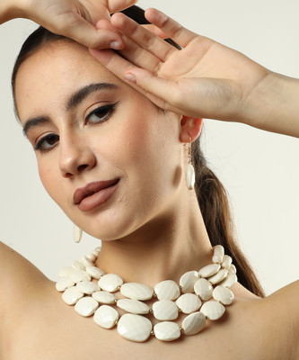 SOHI Alloy Yellow, White Jewellery Set(Pack of 2)