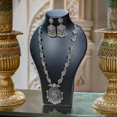 PRIDE SALES Brass Silver Jewellery Set(Pack of 1)