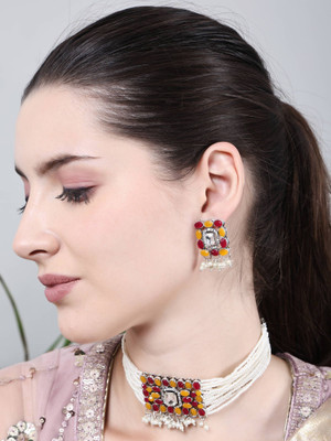 Lathar Alloy Multicolor Jewellery Set(Pack of 1)