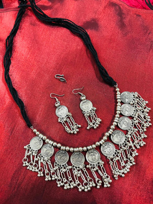 Pratibha Alloy Silver Jewellery Set(Pack of 1)