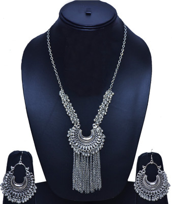 Samridhi DC Alloy Silver Jewellery Set(Pack of 1)