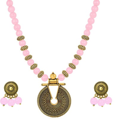 TAP Fashion Brass, Copper Pink, Gold Jewellery Set(Pack of 1)