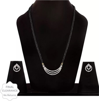 shivay Alloy White Jewellery Set(Pack of 1)