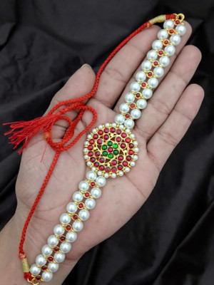 bharatnatyam haram Alloy Multicolor Jewellery Set(Pack of 1)