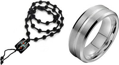 KINGSTYLEIMPEX Dori, Alloy Black, Silver Jewellery Set(Pack of 1)