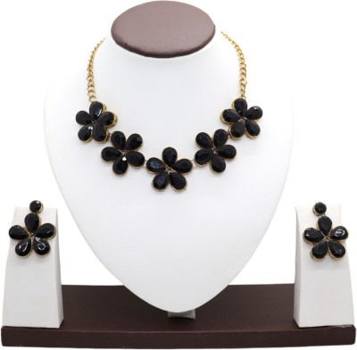 JN Handicraft Alloy Black Jewellery Set(Pack of 1)