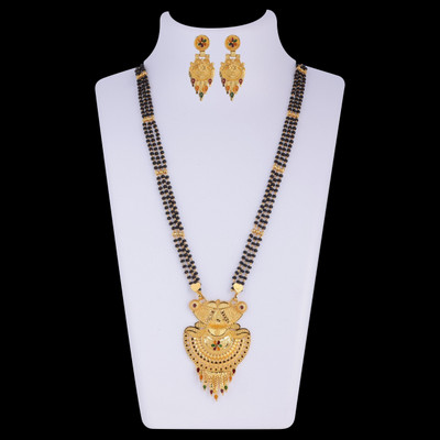house of common Brass Gold-plated Gold Jewellery Set(Pack of 1)