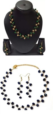 PRAGATI Alloy Multicolor Jewellery Set(Pack of 2)