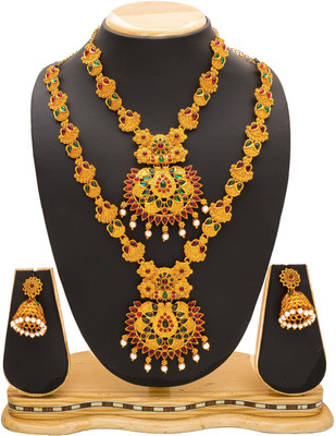 AADITA Alloy Gold-plated Gold Jewellery Set(Pack of 1)