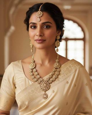Elique Hub Alloy Gold-plated Gold Jewellery Set(Pack of 4)