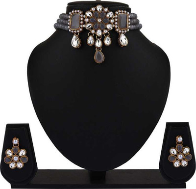 BJ JEWEL Alloy Gold Jewellery Set(Pack of 1)